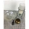 Image 3 : MISC LOT GLASS SHOT GLASSES CANDLE HOLDERS ETC