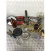 Image 1 : MISC LOT MIRRORS PARTS BOTTLES ETC