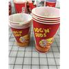 Image 3 : LOT OF VINTAGE SODA CUPS MOVIE THEATRES DAIRY QUEEN COCA COLA ETC