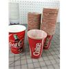 Image 6 : LOT OF VINTAGE SODA CUPS MOVIE THEATRES DAIRY QUEEN COCA COLA ETC