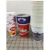 Image 7 : LOT OF VINTAGE SODA CUPS MOVIE THEATRES DAIRY QUEEN COCA COLA ETC