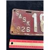 Image 2 : 1926 SASK LICENSE PLATE