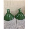 Image 1 : VINTAGE ENAMEL LAMP LIGHT SHADES