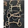 Image 4 : LOT OF VINTAGE HORSE BITS