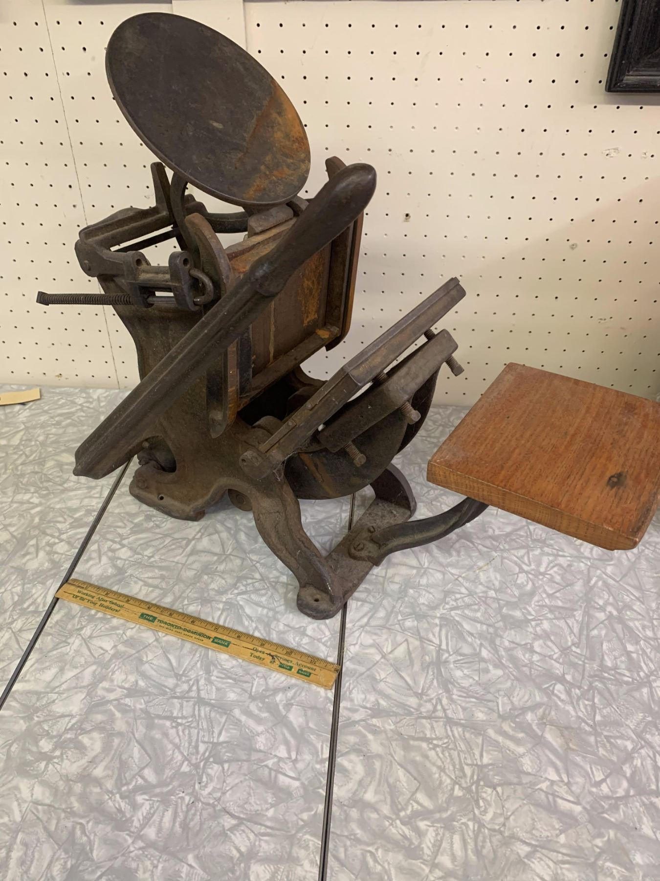 Letterpress Cast ANTIQUE CRAFTSMEN MACHINERY CO BOSTON CAST IRON LETTERPRESS - Schmalz ...