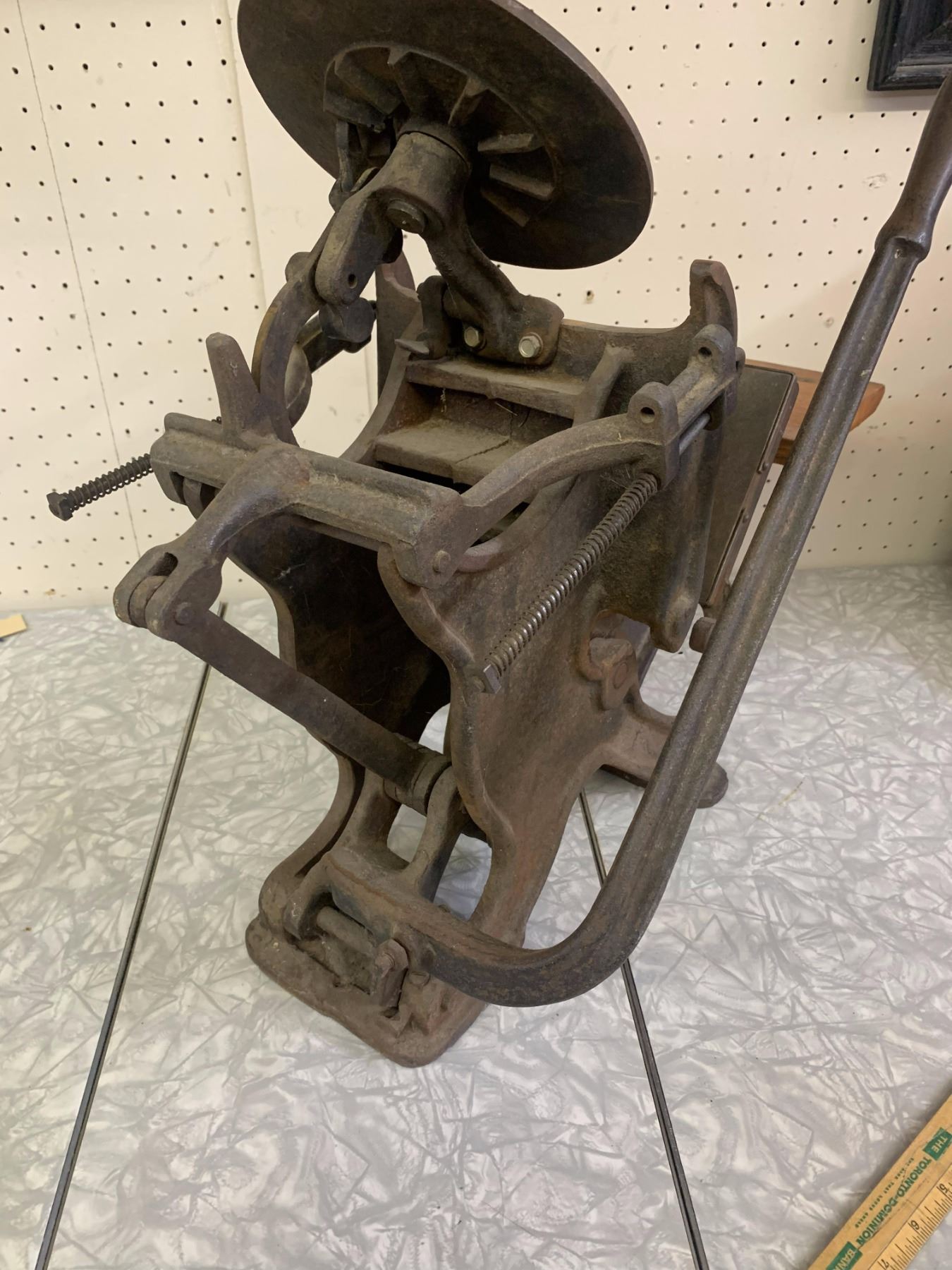 Letterpress Cast ANTIQUE CRAFTSMEN MACHINERY CO BOSTON CAST IRON LETTERPRESS - Schmalz ...