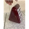 Image 4 : VINTAGE RUBY RED TRIANGLE EXIT LIGHT COVER