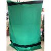 Image 1 : VINTAGE HUDSONS BAY COMPANY 4 POINT GREEN WOOL BLANKET (minor wear and tear, staining etc.)