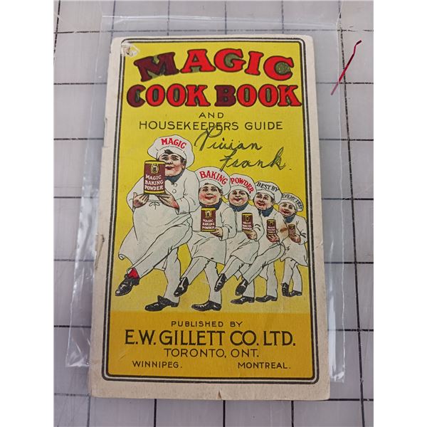 ANTIQUE MAGIC COOK BOOK EW GILLET CO. - Schmalz Auctions