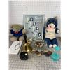 Image 1 : MISC LOT SCHOOL BELL (CRACKED) TEDDY BEARS ROCKS ETC.