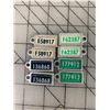 Image 1 : VINTAGE WAR AMPS LICENCE PLATE KEY TAGS PAIRS 61 62 64 65