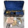 Image 1 : ANTIQUE ELKHART MARTIN SAXOPHONE WITH CASE FOR RESTORATION