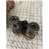 Image 2 : 1917 G. BATTLE & Co. ANTIQUE PARIS FRANCE BRASS BINOCULARS AND LEATHER CASE