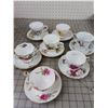 Image 1 : LOT OF TEA CUPS AND SAUCERS