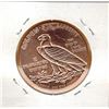 Image 2 : 1 OUNCE COPPER -  .999 FINE - INDIAN - INCUSE DESIGN