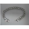Image 2 : STERLING SILVER CHARM BRACELET - No Charms - Weighs 11.6 grams