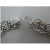 Image 3 : STERLING SILVER CHARM BRACELET - No Charms - Weighs 11.6 grams