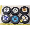 Image 1 : 6 NHL hockey pucks