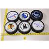Image 1 : 6 NHL hockey pucks