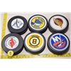 Image 1 : 6 NHL hockey pucks