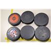 Image 2 : 6 NHL hockey pucks