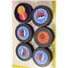 Image 2 : 6 NHL hockey pucks