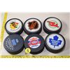 Image 1 : 6 NHL hockey pucks