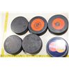 Image 2 : 6 NHL hockey pucks