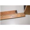 Image 2 : Vintage Snowfall Yardstick & Metric commission stick