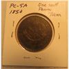 Image 2 : 1850 PC-5A Half Penny Token Upper Canada