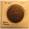 Image 2 : 1854 PC-6C1 One Penny Token Upper Canada