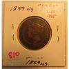 Image 1 : 1859 N9 Canada Large Cent