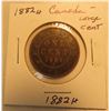 Image 2 : 1882H Canada Large Cent