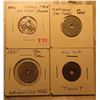 Image 1 : Lot of 4 USA Tokens:  1999 St. Silver Grand Prix Charm, Washington Tax Tokens (x2), New York Transit