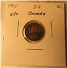 Image 2 : 1911 Canada Silver 5¢