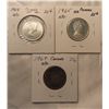 Image 2 : Lot of 3 Canada Silver 25¢:  1964, 1965 & 1967
