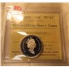 Image 1 : 2001 Silver; Ultra Heavy Cameo Canada 25¢ PF-67 (ICCS XBJ 020)