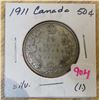 Image 1 : 1911 Canada Silver 50¢ (1.)