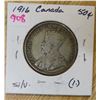Image 1 : 1916 Canada Silver 50¢ (1.)