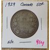 Image 1 : 1929 Canada Silver 50¢