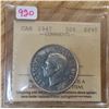 Image 1 : 1947 CR 7 Canada Silver 50¢, EF 45 (ICCS XFO 783)