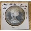 Image 2 : 1965 SB B5 T-2 Canada Silver $1