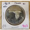 Image 1 : 1967 Canada Silver $1 (1.)