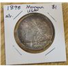 Image 2 : 1898 USA morgan silver $1