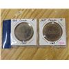 Image 1 : Lot of 2 Canada $1:  1968 & 1969