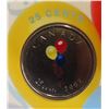 Image 2 : 2007 Canada Commemorative Coin Birthday Set:  Balloons colored 25¢