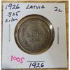 Image 1 : 1926 (Latvia silver 2 lati