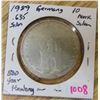 Image 1 : 1989 Germany 10 mark (.635 silver)