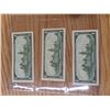 Image 2 : Lot of Three 1867 1967 Canada $1 bills:  Beattie/Rasminsky (no serial numbers)