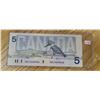 Image 1 : 1986 Canada $5 bill:  Knight/Thiessen (#ANL 9254066)